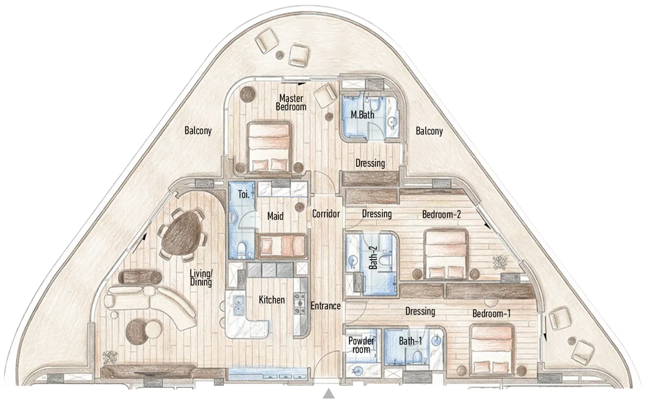 GAF Property LLC Flow 25 floor plan