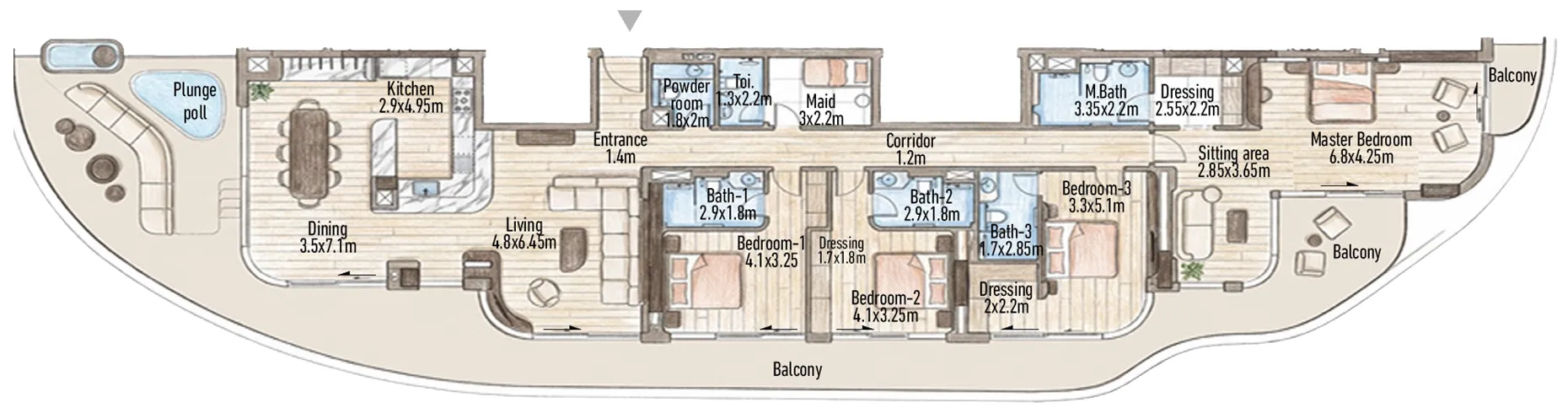 GAF Property LLC Flow 25 floor plan