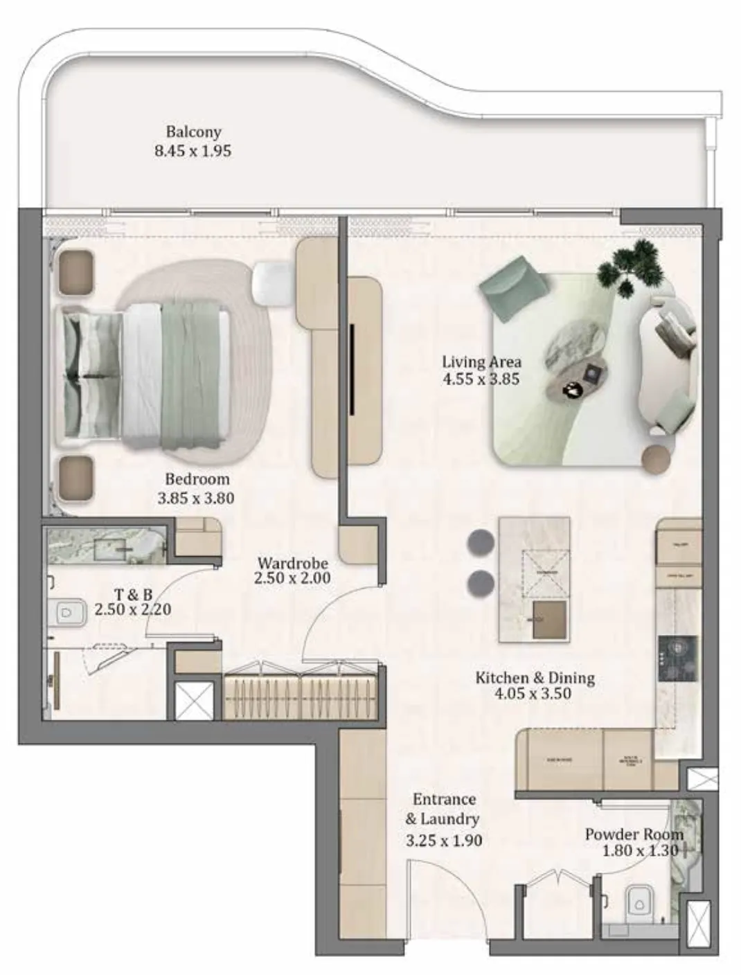 Main Realty Flow Residences floor plan