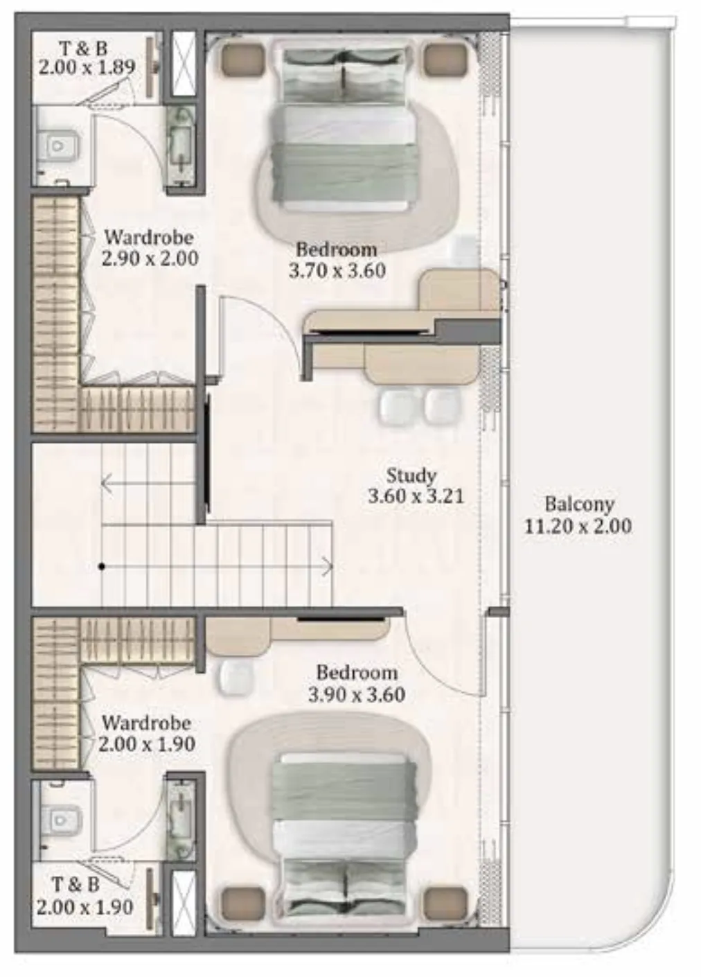 Main Realty Flow Residences floor plan