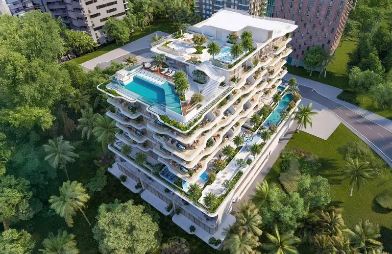 Exterior at Flow Residences in Dubai Islands Dubai