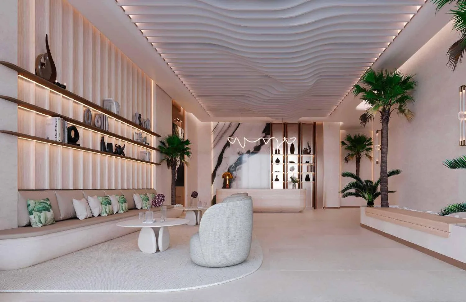 Main Realty Flow Residences Lobby