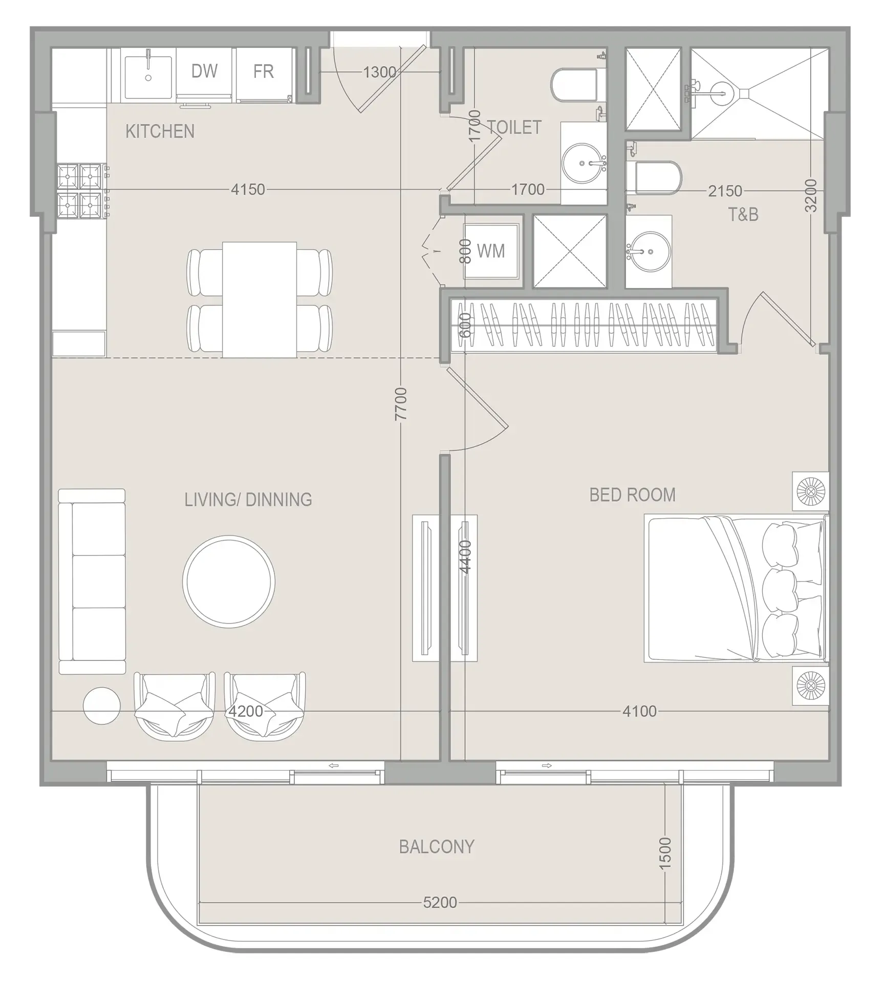 Object 1 FLU1D ONE floor plan