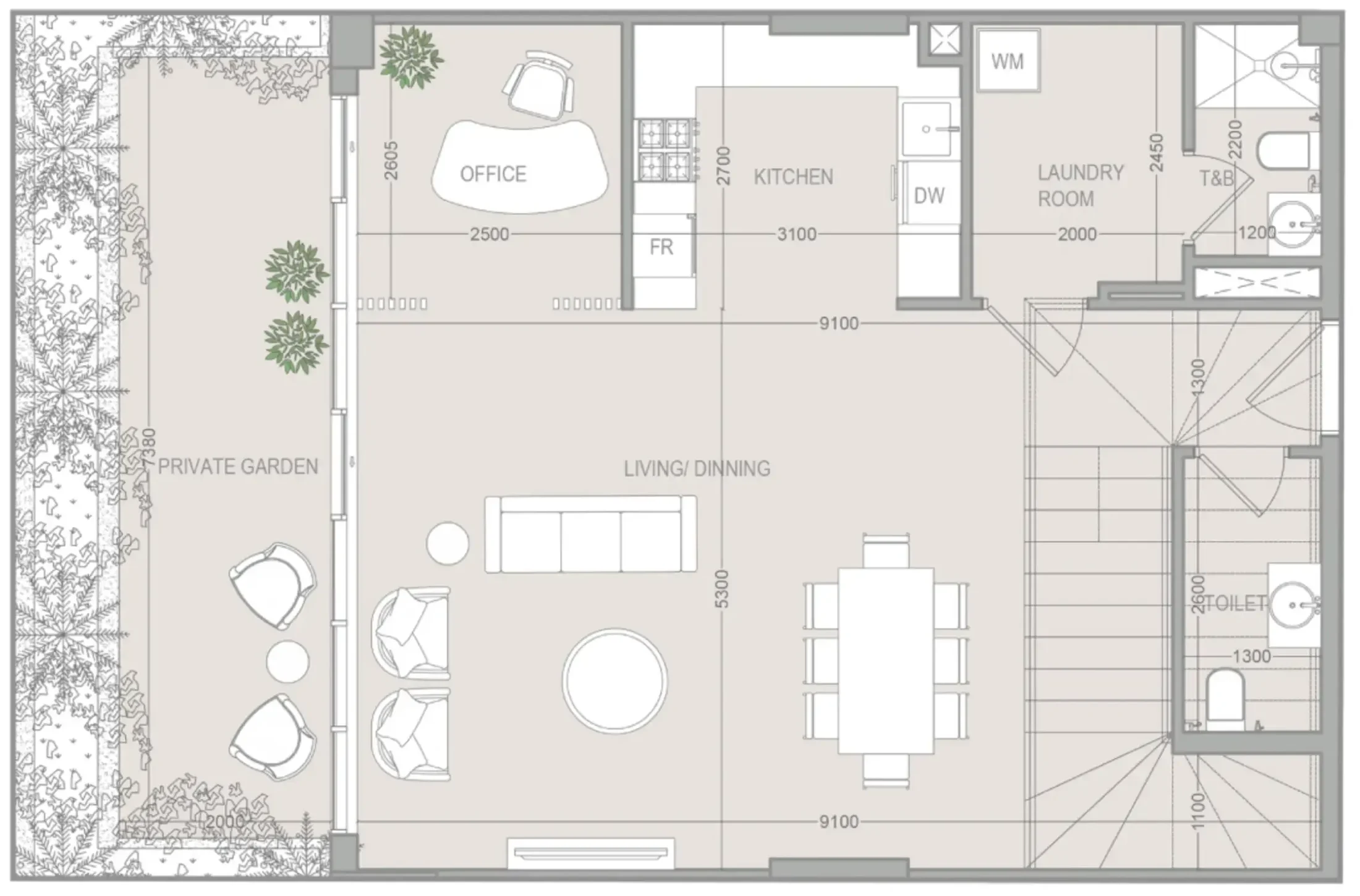 Object 1 FLU1D ONE floor plan
