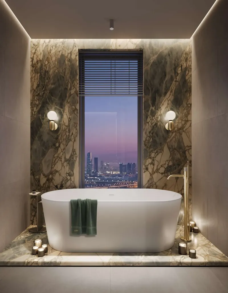 Interior at FLU1D ONE in Dubai