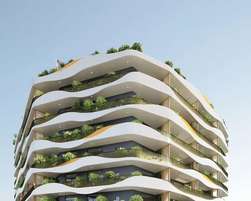 Exterior at Forest City 2 in Dubailand Residence Complex Dubai