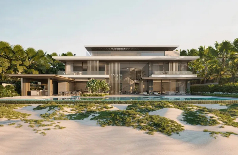 Exterior at Four Seasons Private Residences Abu Dhabi at Saadiyat Beach in Al Saadiyat island Abu Dhabi