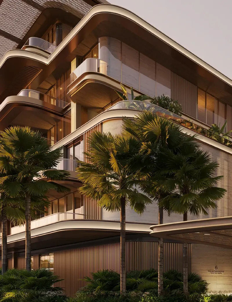 Exterior at Four Seasons Private Residences Abu Dhabi at Saadiyat Beach in Al Saadiyat island Abu Dhabi