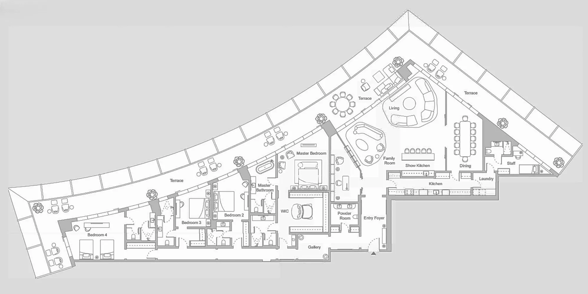 H&H Development Four Seasons Private Residences DIFC floor plan
