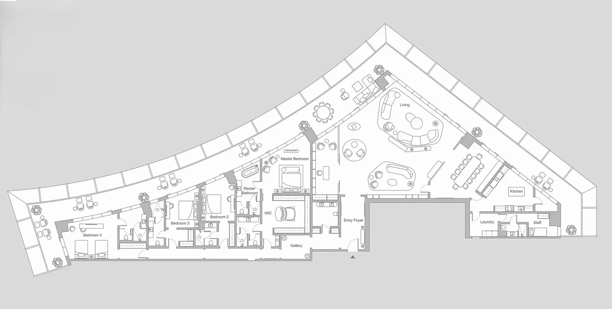 H&H Development Four Seasons Private Residences DIFC floor plan
