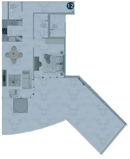 London Gate Franck Muller Vanguard floor plan