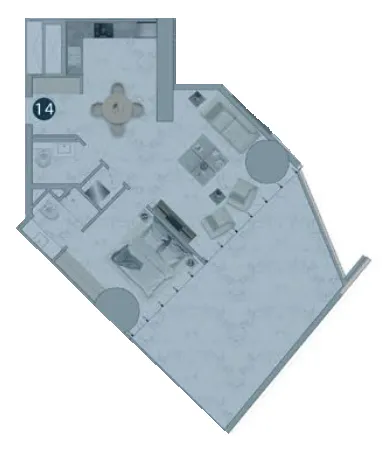 London Gate Franck Muller Vanguard floor plan