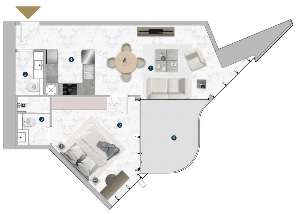London Gate Franck Muller Vanguard floor plan