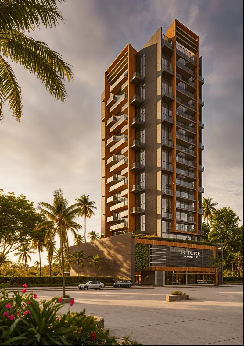 Exterior at Future Residence in Bukadra Dubai