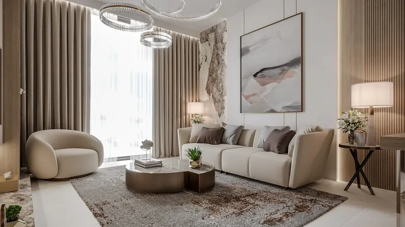 Interior at Gardens 2 in Arjan Dubai