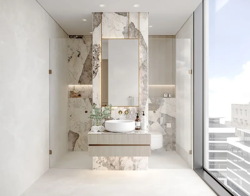 Interior at Gardens 2 in Arjan Dubai