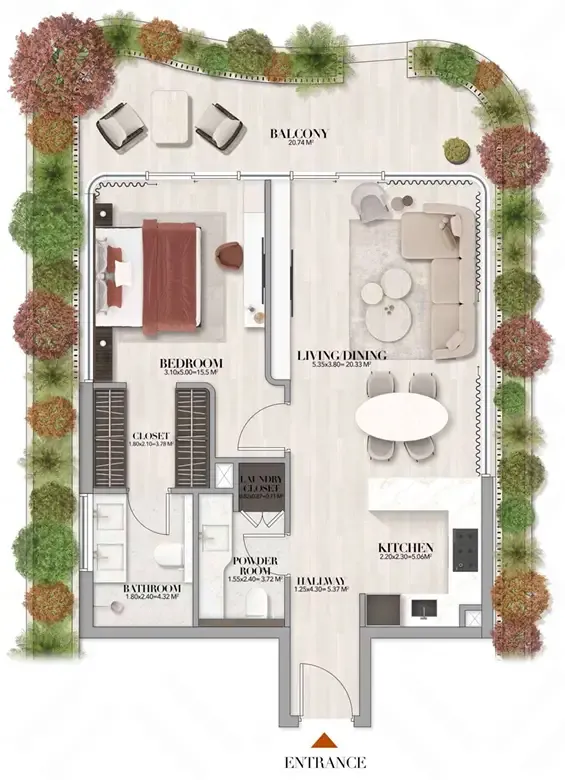 Amwaj Development Gate Eleven by Amwaj Development floor plan