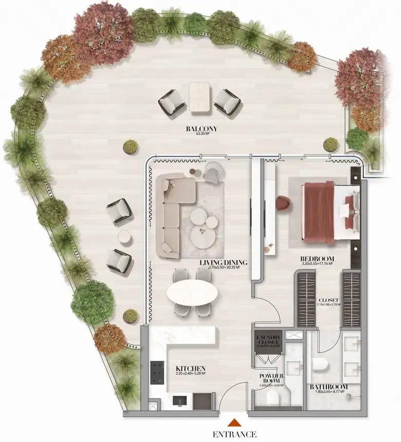 Amwaj Development Gate Eleven by Amwaj Development floor plan