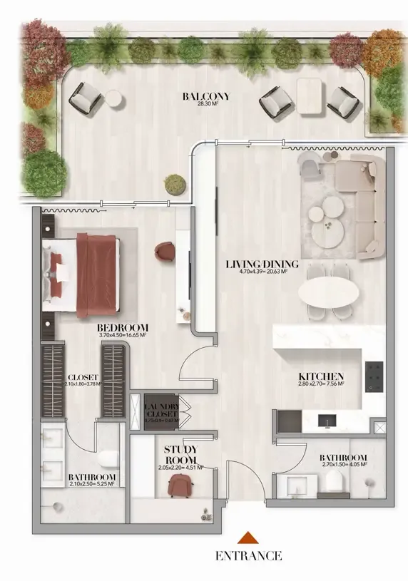 Amwaj Development Gate Eleven by Amwaj Development floor plan