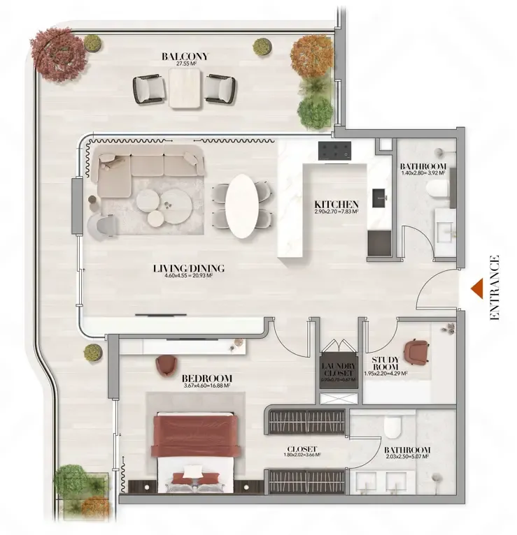 Amwaj Development Gate Eleven by Amwaj Development floor plan
