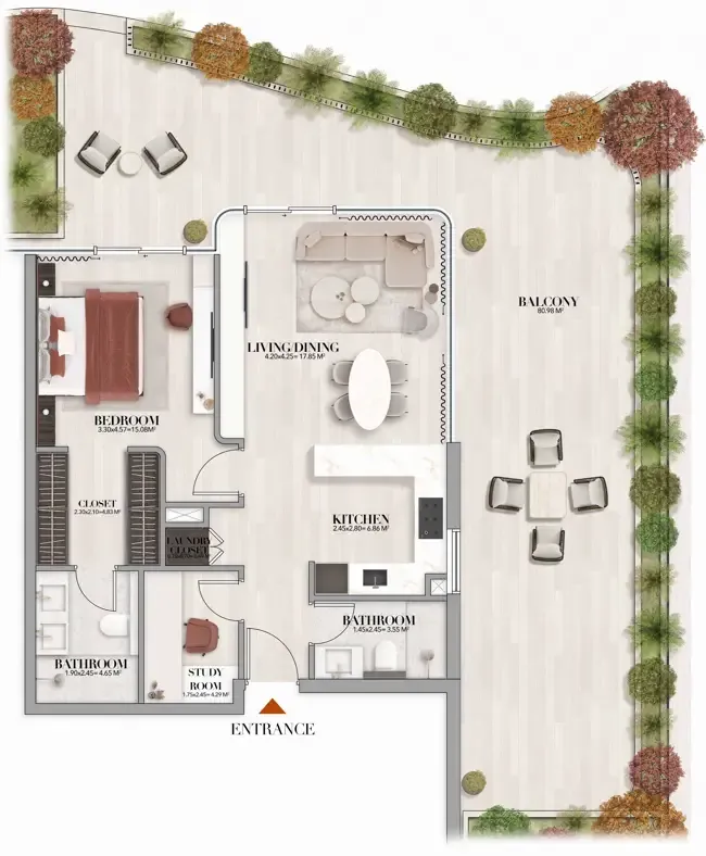 Amwaj Development Gate Eleven by Amwaj Development floor plan