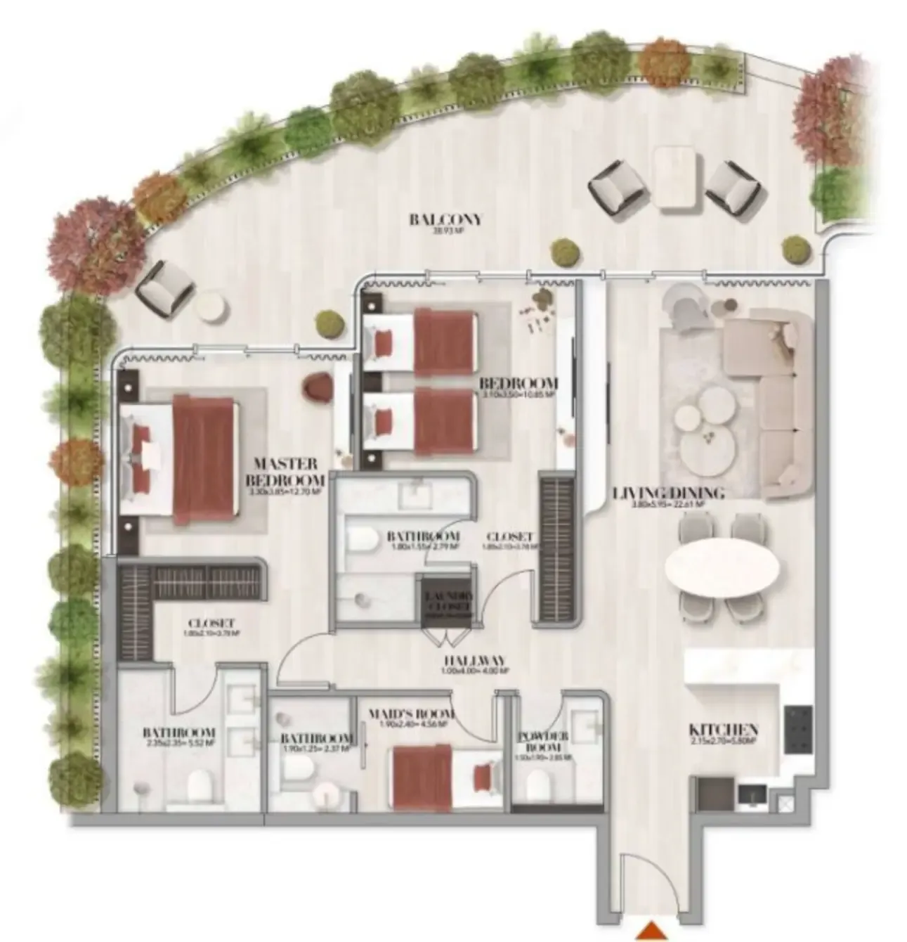 Amwaj Development Gate Eleven by Amwaj Development floor plan