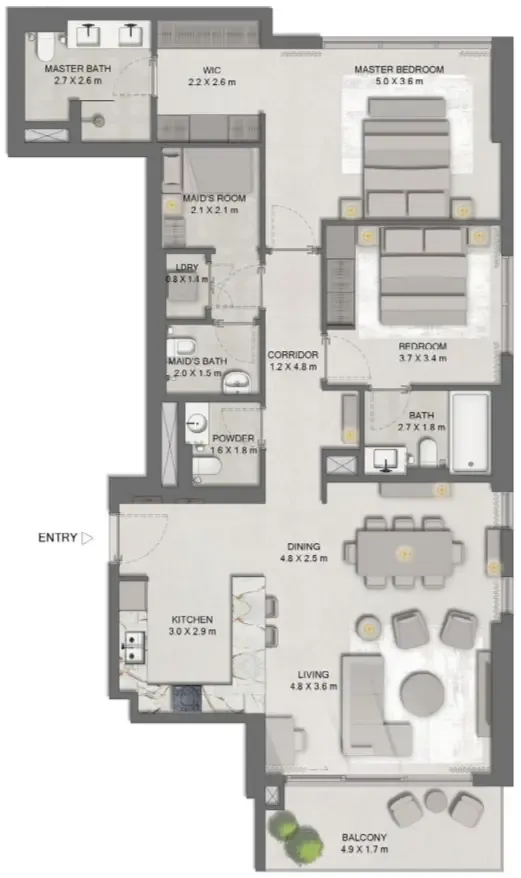 Majid Al Futtaim Ghaf Woods Distrikt floor plan