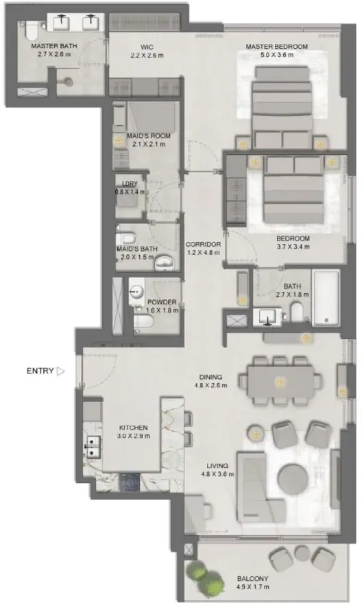Majid Al Futtaim Ghaf Woods Distrikt floor plan