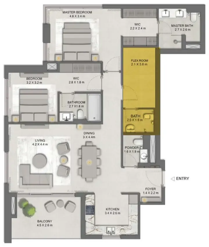 Majid Al Futtaim Ghaf Woods Distrikt floor plan