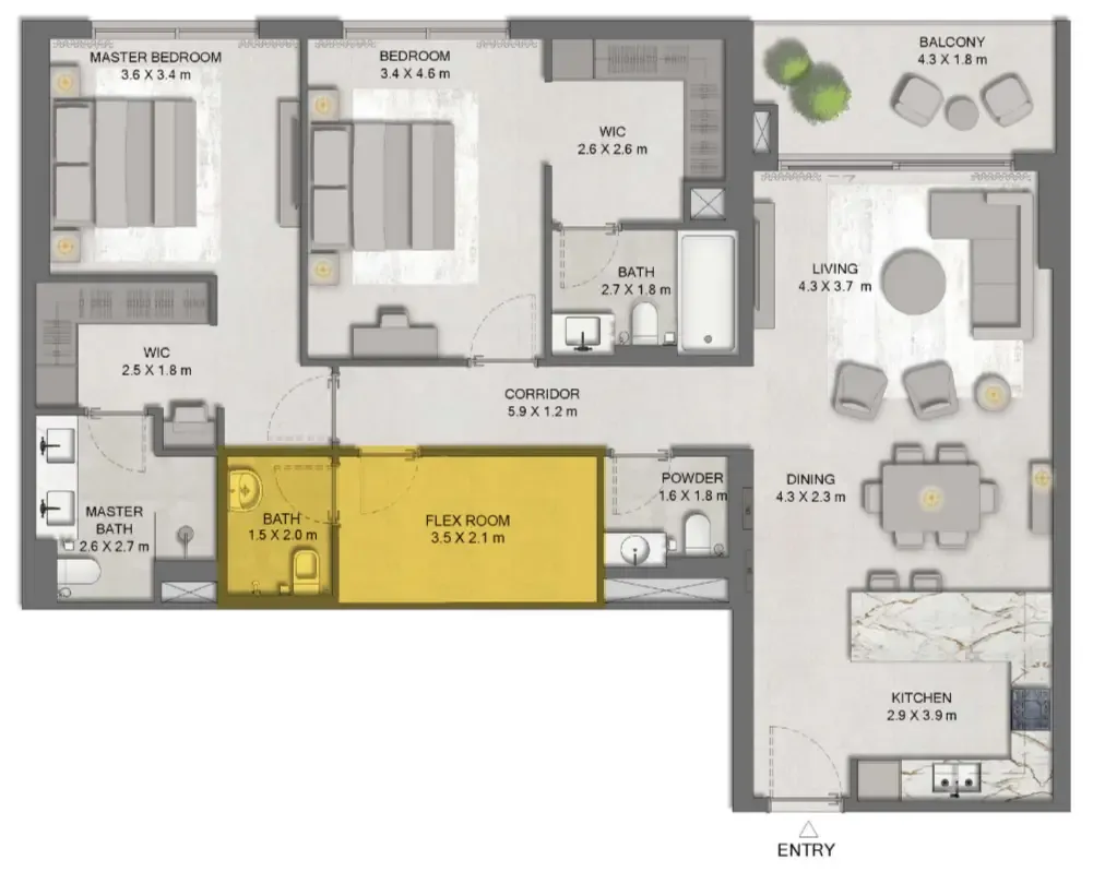 Majid Al Futtaim Ghaf Woods Distrikt floor plan