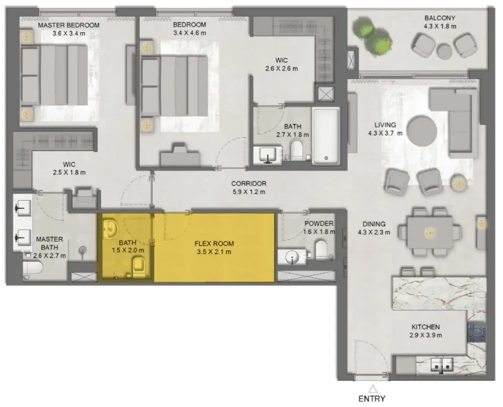 Majid Al Futtaim Ghaf Woods Distrikt floor plan