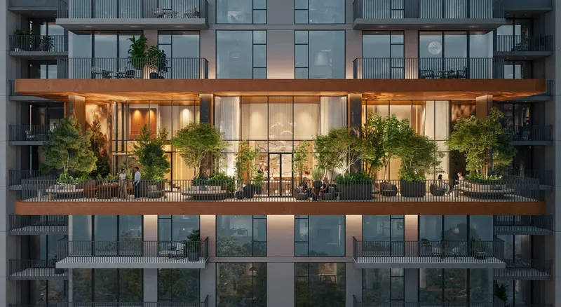 Exterior at Ghaf Woods Distrikt in City Of Arabia Dubai