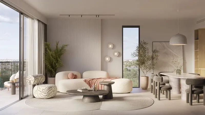 Interior at Ghaf Woods Distrikt in City Of Arabia Dubai