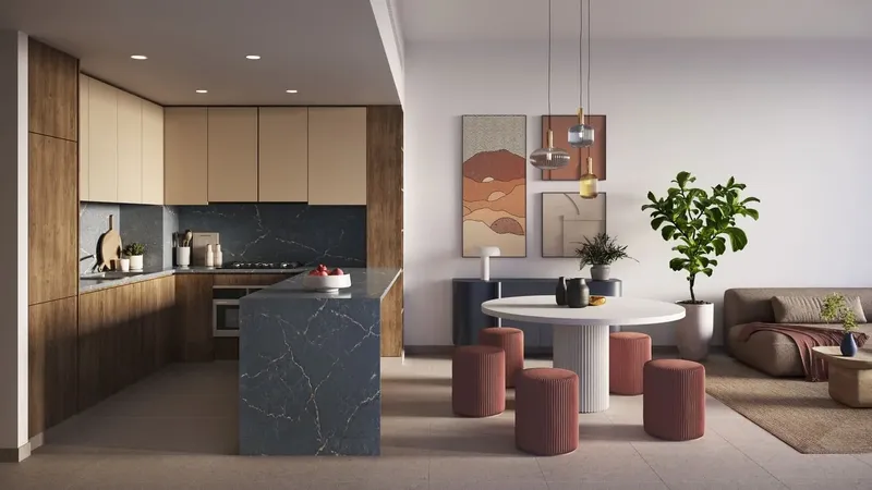 Interior at Ghaf Woods Distrikt in City Of Arabia Dubai