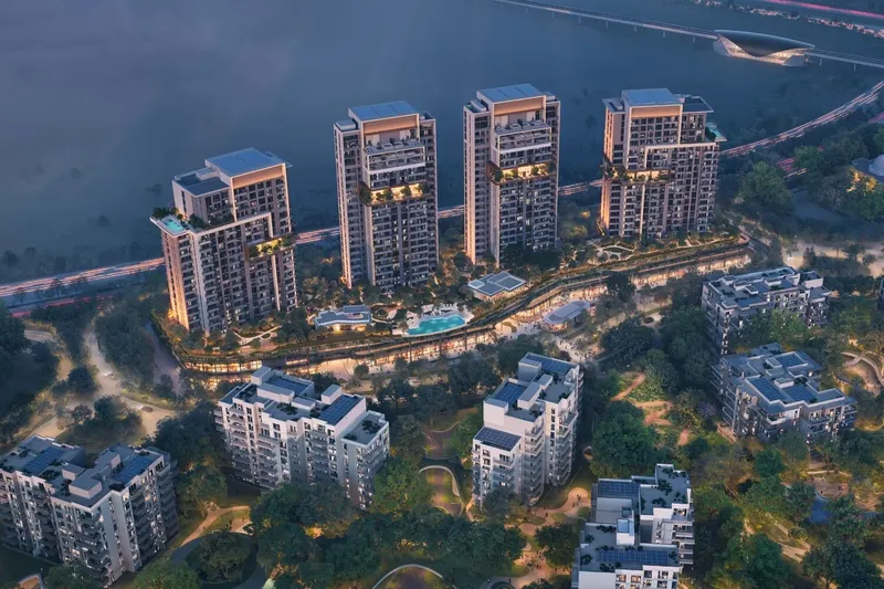 Exterior at Ghaf Woods Distrikt in City Of Arabia Dubai