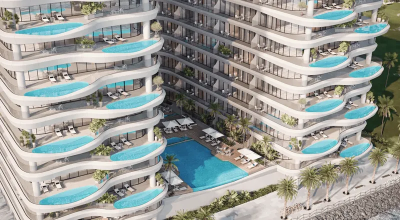 Exterior at Gianfranco Ferre Residences in Al Marjan Island Ras Al Khaimah