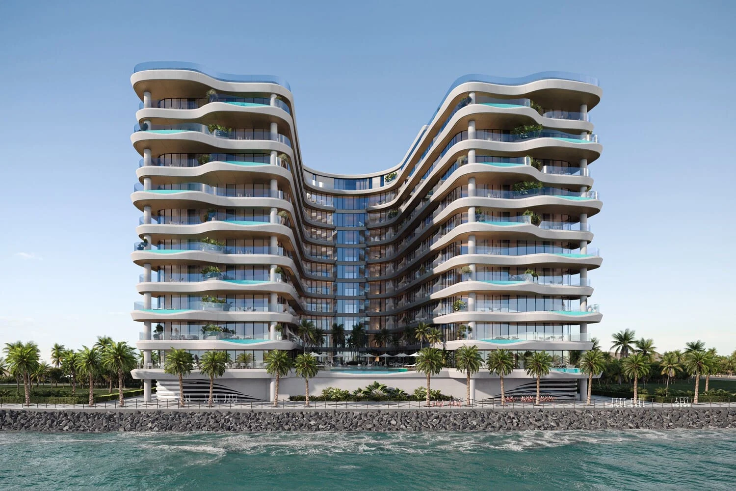 Gianfranco Ferre Residences apartments and duplexes on Al Marjan Island, Ras Al Khaimah