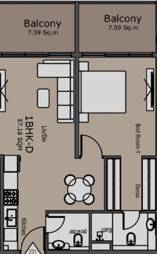 Golden Woods Golden Woods Albab Views floor plan