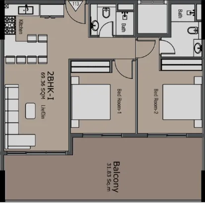 Golden Woods Golden Woods Albab Views floor plan