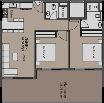 Golden Woods Golden Woods Albab Views floor plan