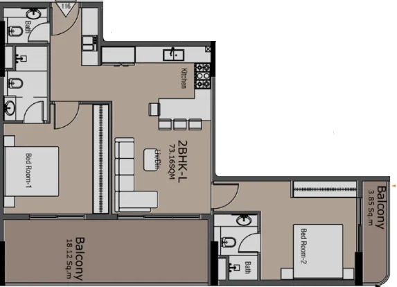 Golden Woods Golden Woods Albab Views floor plan