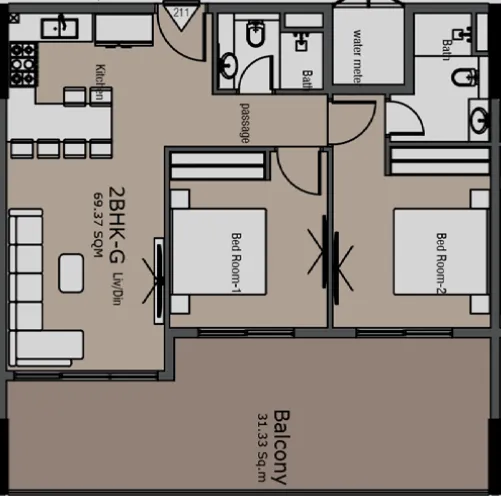 Golden Woods Golden Woods Albab Views floor plan
