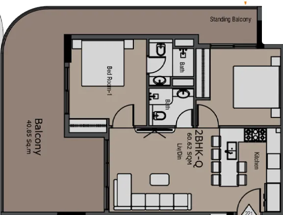Golden Woods Golden Woods Albab Views floor plan