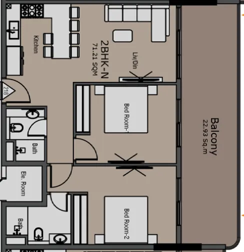 Golden Woods Golden Woods Albab Views floor plan