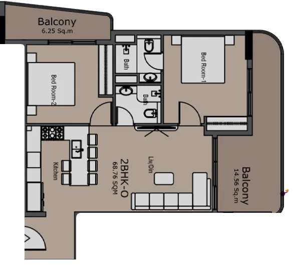 Golden Woods Golden Woods Albab Views floor plan