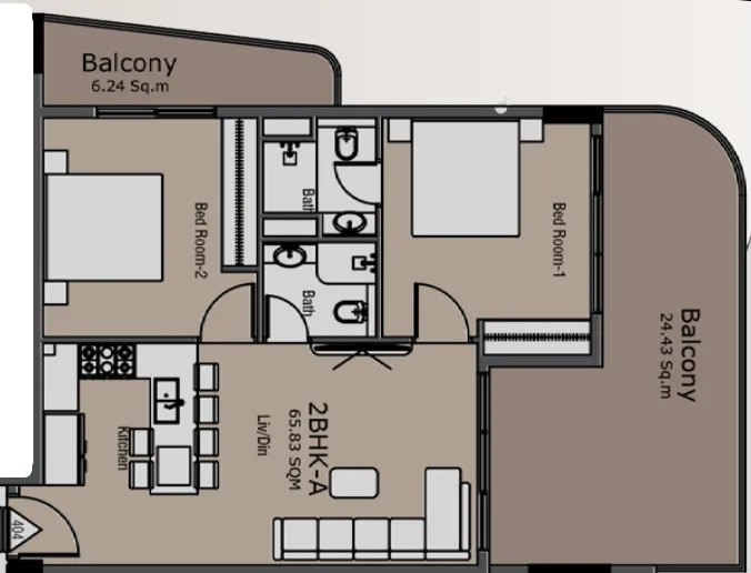 Golden Woods Golden Woods Albab Views floor plan