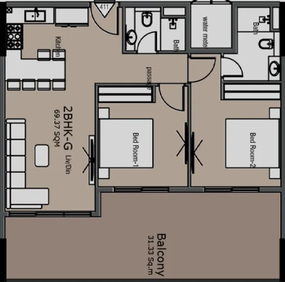 Golden Woods Golden Woods Albab Views floor plan