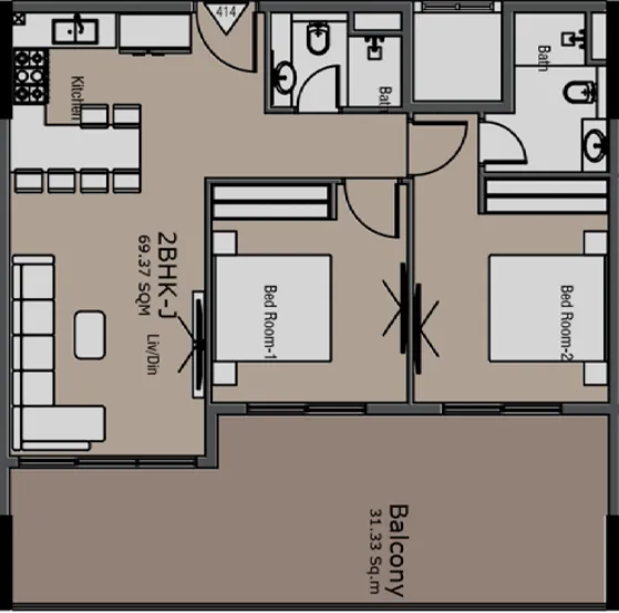 Golden Woods Golden Woods Albab Views floor plan