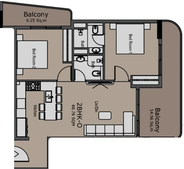 Golden Woods Golden Woods Albab Views floor plan