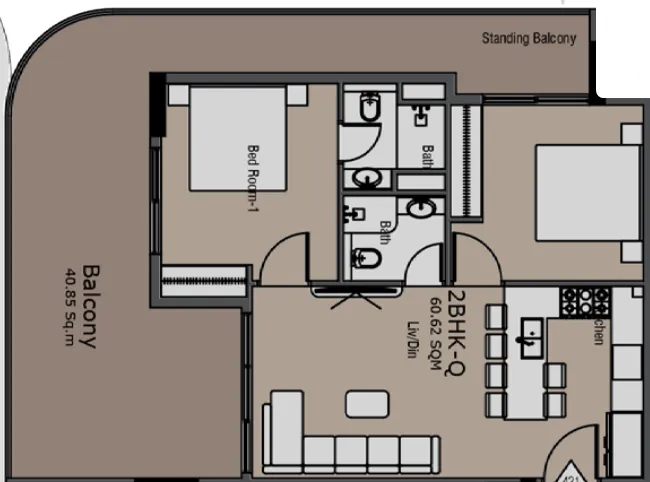 Golden Woods Golden Woods Albab Views floor plan